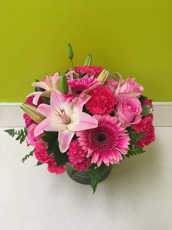 Color Me Pink - Floral Arrangement Bergen County NJ - Flor Bella Designs