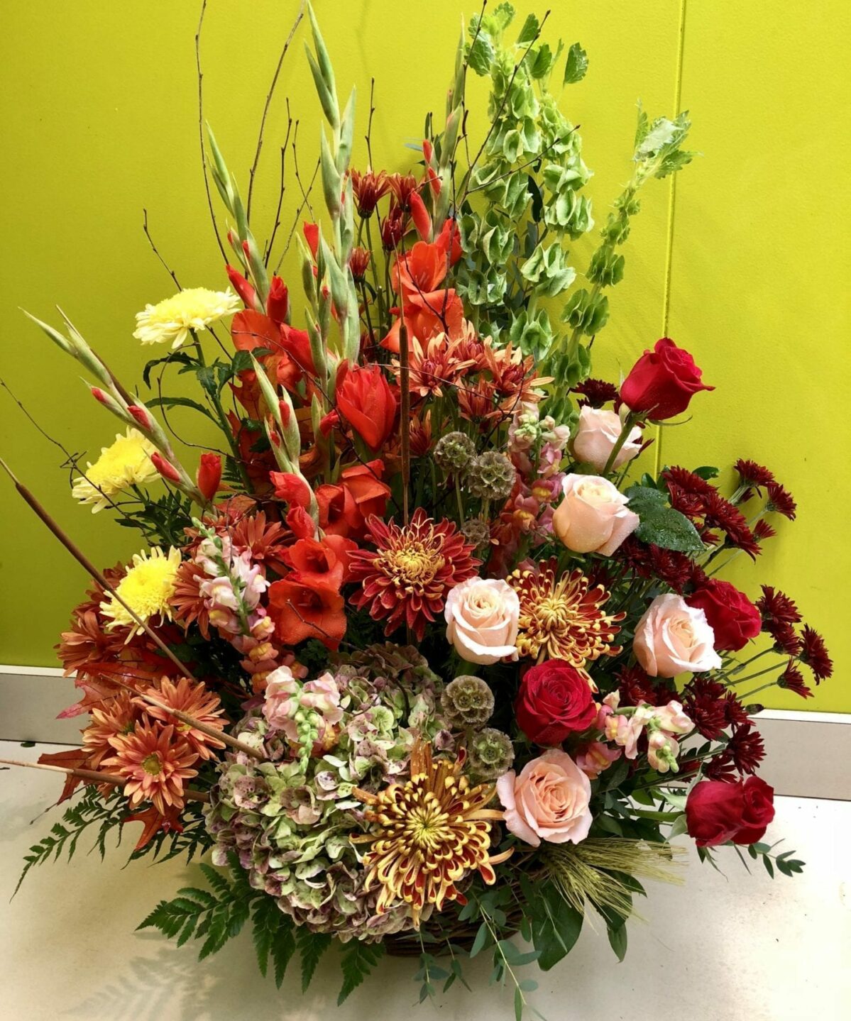 Autumn Floral Piece in Bergen County, NJ