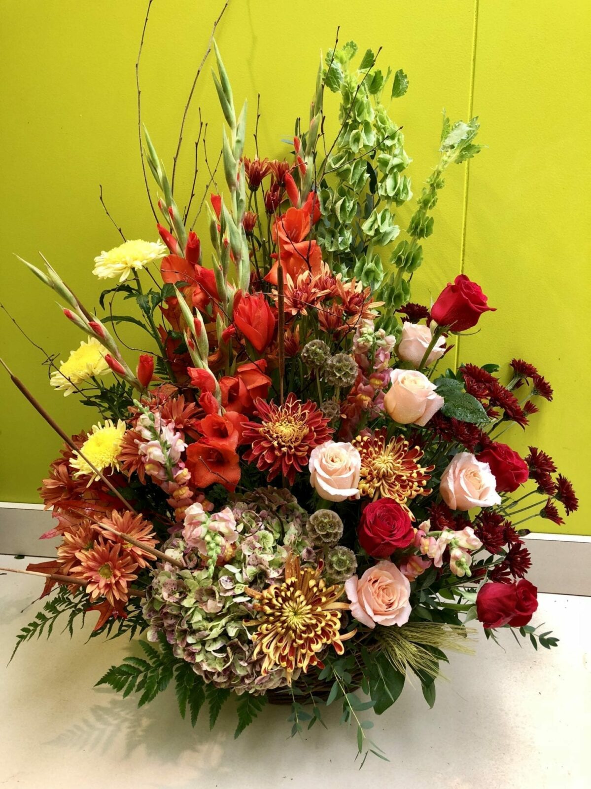 Autumn Floral Piece in Bergen County, NJ