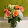 Orange Rose Floral Arrangement in Mahwah, NJ