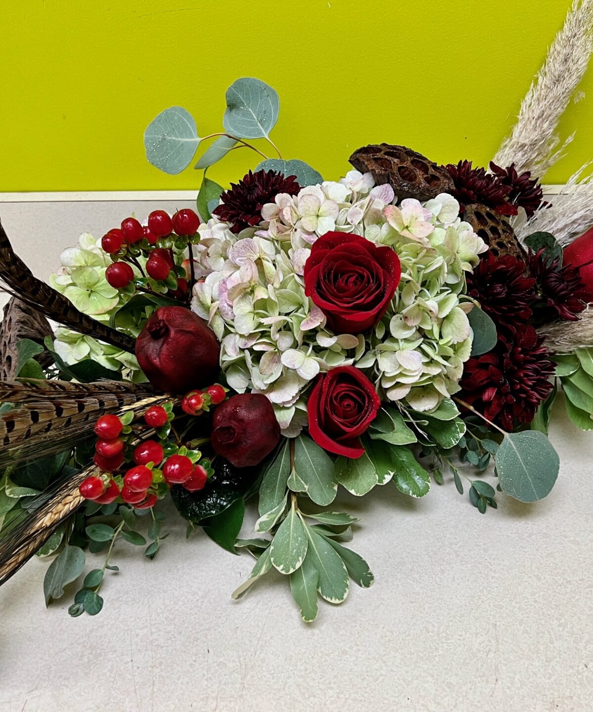 Folly & Pheasant Centerpiece